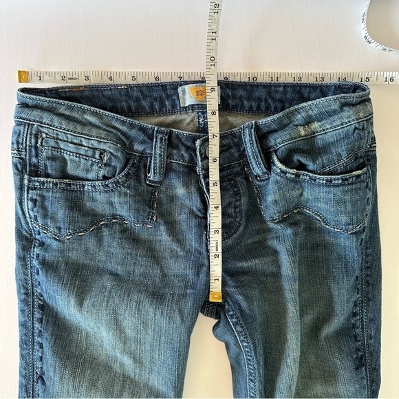 Antik Jeans Size 28 Y2K Embroidered Pocket - Picture 8 of 15